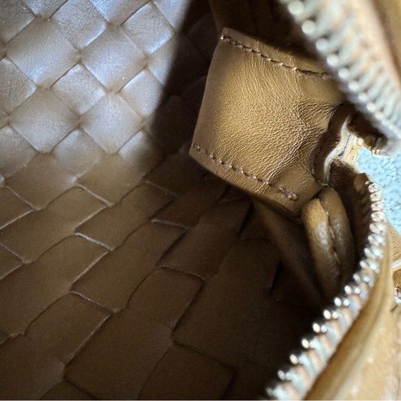 Bottega Veneta Mini Loop Camera Bag Camel Brown - Picture 12 of 13